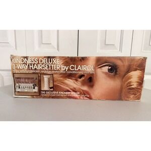 Clairol Kindness Deluxe 3-Way Hairsetter Original Box 1974 Model 400 Prop Works